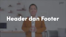 Header dan Footer