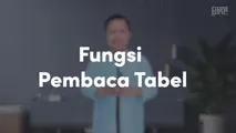 Fungsi Pembaca Tabel