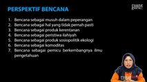 Perspektif Bencana