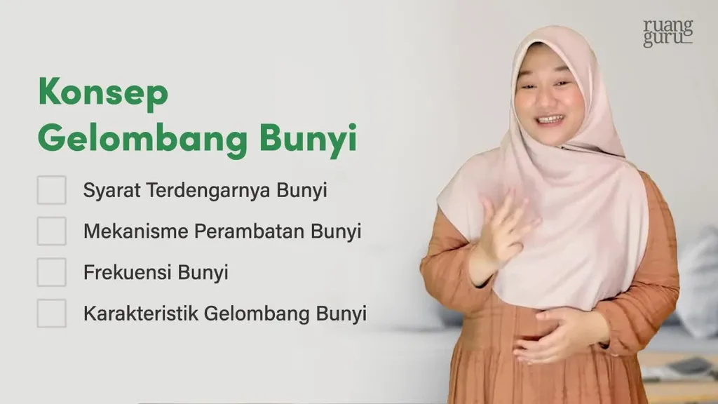 Video Belajar Konsep Gelombang Bunyi Fisika Untuk Kelas 11