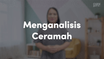 Menganalisis Ceramah