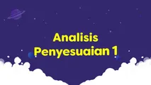 Analisis Penyesuaian 1