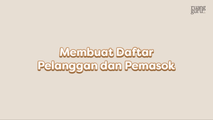 Membuat Daftar Pelanggan dan Pemasok