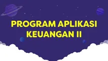 Program Aplikasi Keuangan II