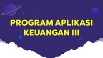 Program Aplikasi Keuangan III