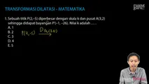 Soal LOTS Transformasi Dilatasi