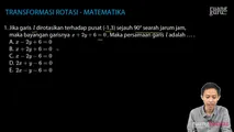 Latihan Soal 6 Transformasi Geometri