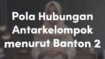 Pola Hubungan Antarkelompok menurut Banton II