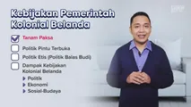 Kebijakan Pemerintah Kolonial dan Dampaknya