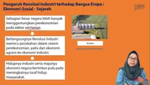 Pengaruh Revolusi Industri dalam Bidang Sosial dan Ekonomi