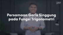 Persamaan Garis Singgung pada Fungsi Trigonometri